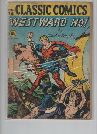 Classic Comics By Gilberton Company:.  " Westward Ho " Print