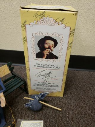 EMMETT KELLY CLOWN WEARY WILLIE WIND UP ANIMATED MUSICAL 13 