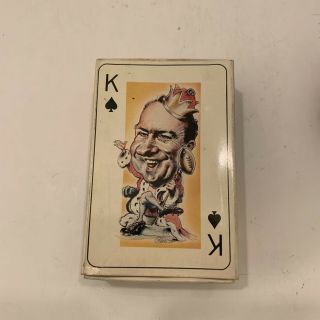Vintage Politicards Playing Cards Full Deck 1971 Richard Nixon Cover