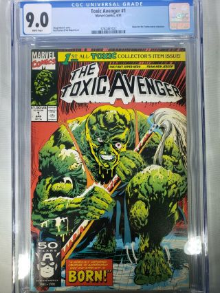 The Toxic Avenger Issue 1 Comic Book.  Cgc Graded 9.  0.  3762461022
