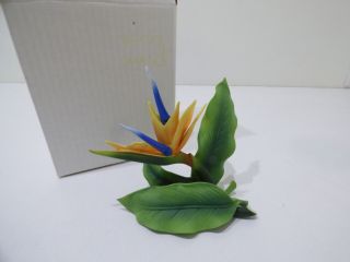 Lenox Bird Of Paradise Porcelain Flower Sculpture