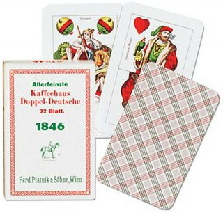 Hungarian Playing Cards; Piatnik; Deck Of Large Size Paper Cards (7.  7 X 11.  9 Cm)