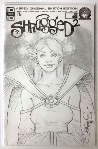 Shrugged 1 Vol.  2 Ange Sketch Cover Book By Peter Steigerwald