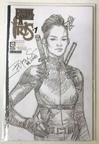 Executive Assistant:iris 1 Vol.  5 Sketch Cover Book By Peter Steigerwald