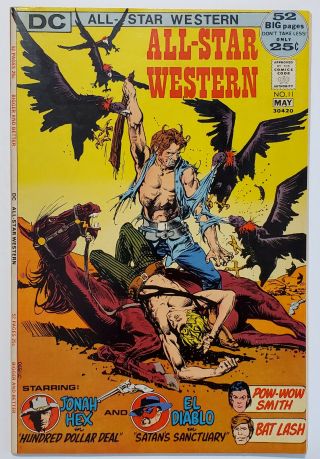 All - Star Western 11 (1972 Dc) Vf Vol 2 2nd App Of Jonah Hex Bat Lash El Diablo
