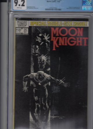 Moon Knight 25 (nov 1982) Cgc 9.  2 Wp 1st App & Origin Black Spectre