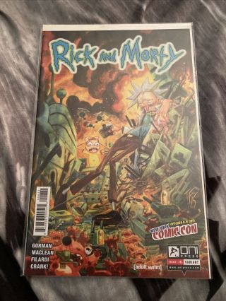 Rick And Morty 6 Nycc York Comic Con Variant Nm 2015 Rare