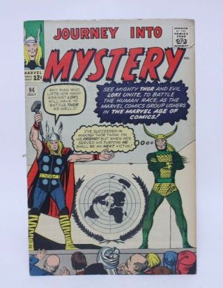 Vintage Marvel Comics Journey Into Mystery Comic Book Issue 94