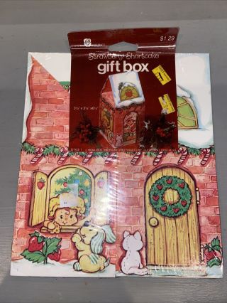 Vintage Old Stock Strawberry Shortcake Gift Box By American Greetings