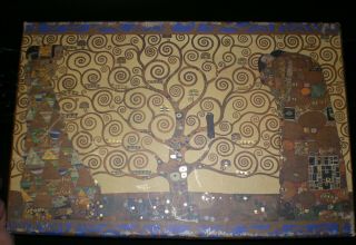 Papyrus Gustav Klimt Tree Of Life & The Kiss 20 Box Set Blank Cards & Envelopes
