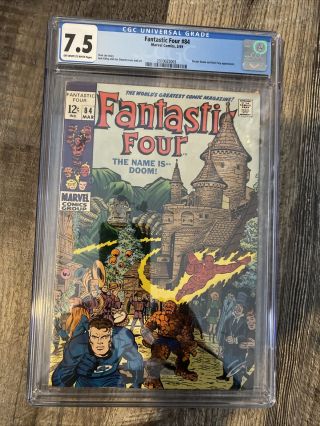 Fantastic Four 84 Cgc 7.  5 (3/1969 Silver Age Comic)