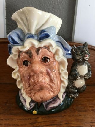 Royal Doulton Character Jug Mug Cook And The Cheshire Cat Large D6842 Alice
