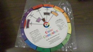 1977 Analogous Harmonies Grumbacher Color Computer Wheel