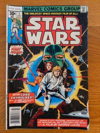 Star Wars 1 (jul 1977,  Marvel)