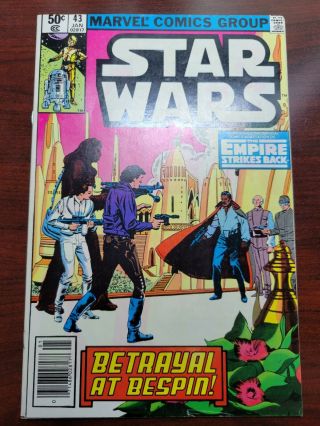 Star Wars 43 1st Lando Calrissian 2nd Boba Fett Marvel Comics Newsstand