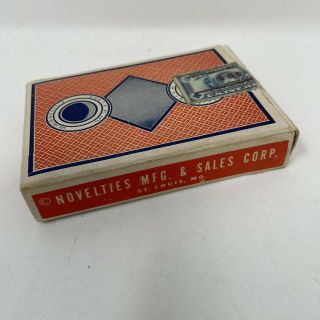 Vintage 1950s Novelties Mfg Fifty Two Art Studies Playing Cards Nude Pin Up 3