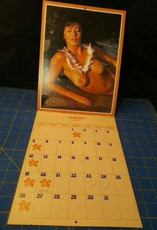 Not Complete.  1992 HAWAII ' S EXOTIC GIRLS CALENDAR SEXY ISLAND LADIES WOMEN 3