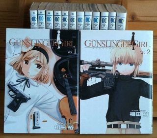 Gunslinger Girl Vol.  1 - 15 Complete Set Comics Manga