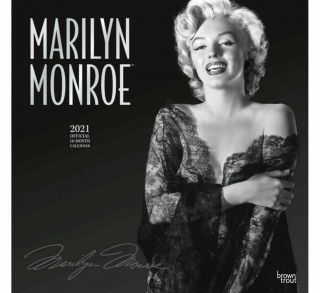 Official Marilyn Monroe 16 Month 2021 Wall Calendar In Shrink Wrap