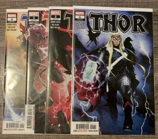 Thor 1 2 3 4 (2020) 1st Print Marvel Comics Donny Cates Key 1st App Black Winter