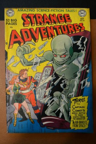 Strange Adventures 10 Golden Age Comic Captain Comet And Aliens
