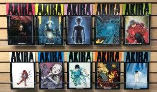 Akira 1 To 10 Epic Comic Books From 1988 In Vf/nm To Nm -.  Only $19.  95