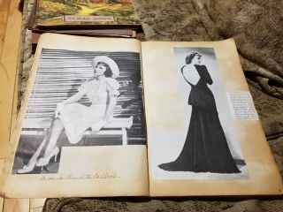 Vintage Scrapbook 1940 ' s - 50 ' s Movie Stars Fashion Hollywood - Musicians 4 2