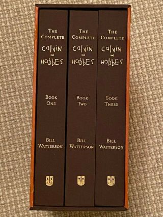 The Complete Calvin And Hobbs Box Set - Hardcover By Bill Watterson (2005)
