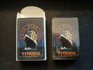 Rare Bridge Size White Star Line Titanic The Artifact Exhibit Playing Cards Nib
