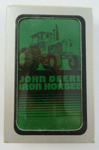 Vtg John Deere Tractor Iron Horses Playing Cards Advertising Deck