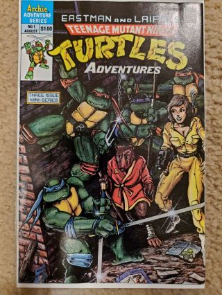 1988 Teenage Mutant Ninja Turtles Adventures 1 1st Krang,  Bebop,  Rocksteady