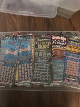 1000 Nj Lottery Scratch Off Tickets Non - Winning Jersey Great For 2020taxes