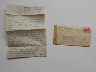 Wwii Letter 1945 Luzon Evidence Brutality Of Japanese Children Scars Leg Vtg Ww2