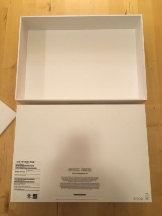 EMPTY BOX ONLY Apple MacBook Air 13 - inch M1 8Gb Ram 256Gb SSD A2337 MGN63LL/A 2