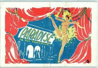 LE PARADISE CLUB 16 RUE FONTAINE FEMALE WRESTLING IMAGE LE JARRETELLE CATCH 2