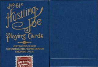 Hustling Joe Gnome Back Playing Cards Poker Size Deck Uspcc Custom Limited