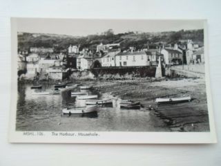 Mousehole,  The Harbour - Vintage Real Photo Postcard §dp1067
