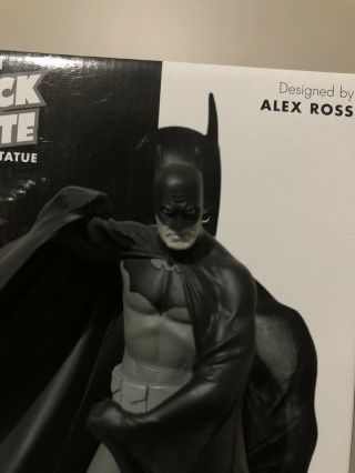 Dc Direct Batman Black And White Statue Alex Ross Bruce Wayne Joker Dark Knight
