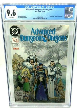 1988 Dc Comics - Advanced Dungeons & Dragons 1 - Cgc 9.  6 - Based On The Tsr Game