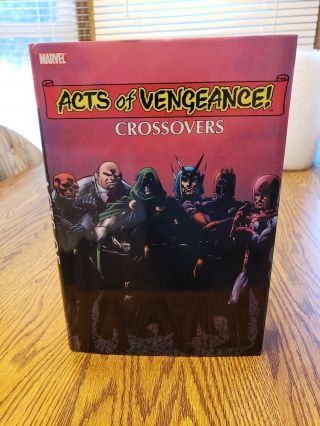 Acts Of Vengeance Crossovers Omnibus Hc Dm Variant Cover Unread,  But Not.