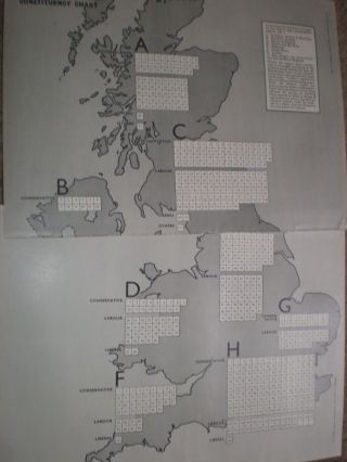 Photo Article Uk General Election Constituency Chart 1964 Ref Ay