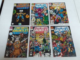 Infinity Gauntlet 1 - 6 Nm Complete Series Set 2 3 4 5 Marvel Mcu Thanos Avengers