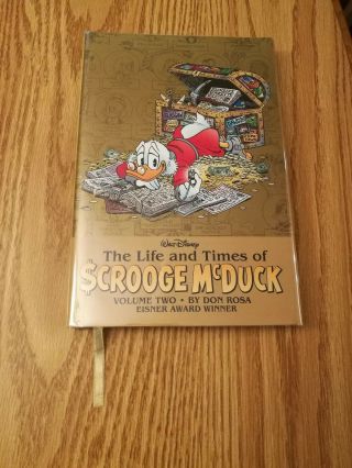 The Life And Times Of Scrooge Mcduck Vol 2,  First Edition Don Rosa (hard Cover)