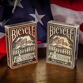 2 Decks Bicycle Us Presidents Playing Cards Blue And Red