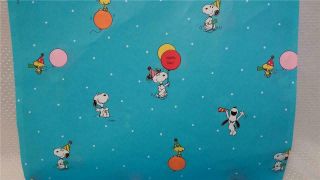 Vintage Peanuts Snoopy Gift Wrap Paper One 20 " X 30 " Sheet Birthday Party Design