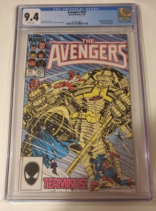 Avengers 257 Cgc 9.  4 1st Appearance Of Nebula (guardians On The Way)