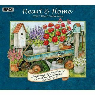 2021 Lang Wall Calendar Heart & Home Susan Winget $4.  00 Priority Shpg