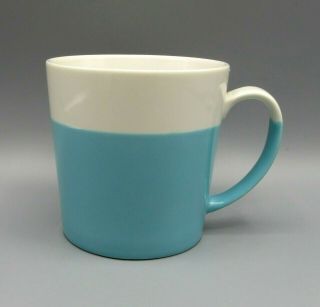 Crate & Barrel Dip Mug Blue Oversized Porcelain Coffee Mug/cup Ec