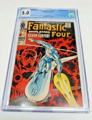 Fantastic Four 72 Marvel Comics 3/68 Graded Cgc 5.  0 Cream To Off - White Pages