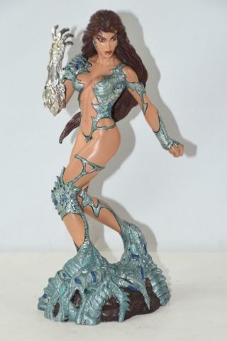 Moore Creations Witchblade Sterling Edition Porcelain Statue 1997 R - 206/300 {b}